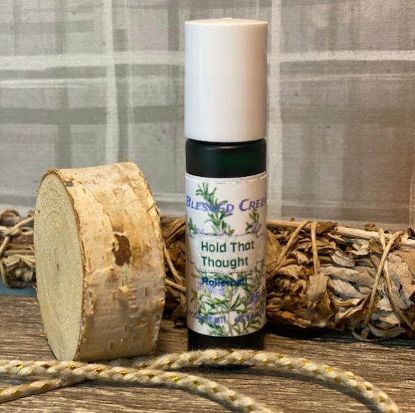 essential oil perfume rollers hold that thought