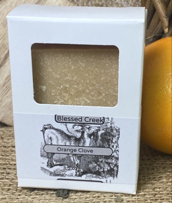 orange clove goat milk bar soap